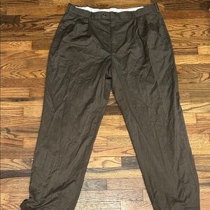 Alan Flusser Men's Rich Brown Chinos